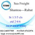 Shantou Port Seefracht Versand nach Rabat